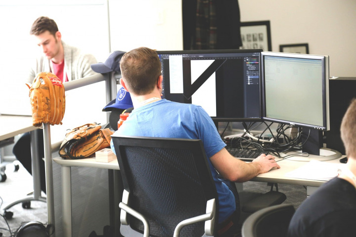 Creative team at work