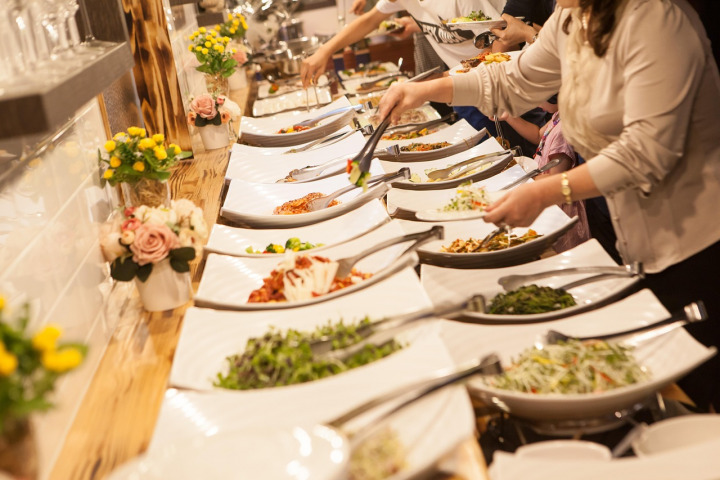 Buffet spread for an event